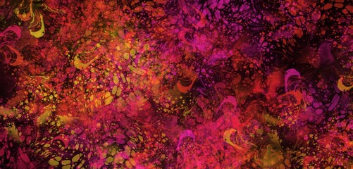 Liquid marbling paint texture background. 