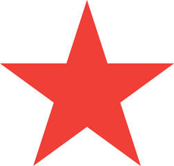 star vector logo. alone star on white background.