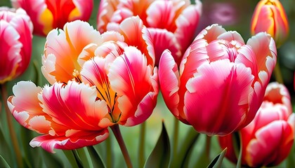Obraz na płótnie Canvas Radiant Spring Tulips