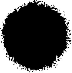 paintbrush set. Round text boxes and grunge blotches. Splatters design elements. Dirty distress texture banners. Ink painted shapes