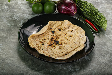 Indian traditional tandori bread - Roti