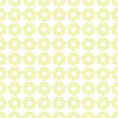seamless pattern, wallpaper flowers yellow 