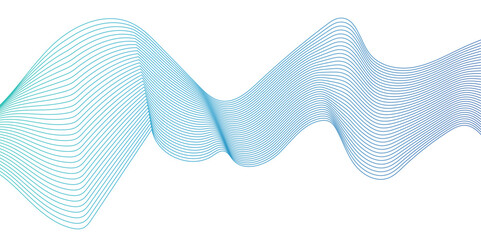 Abstract blend blue wave lines and technology background. Background lines wave abstract stripe design. White background, mesh abstract, vector gradient line soft blend.	
