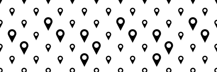 Location Pin Icon Seamless Pattern Y_2109001