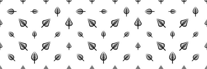 Leaf Icon Seamless Pattern Y_2109002