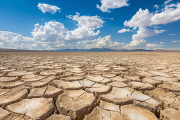 dried landscape, climate change and crisis, emergency, global warming of the earth, greenhouse gases