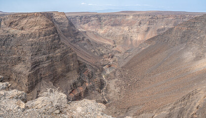 The impressive Canyon d'Adaile, known to the Afar people as Dimbia, Ghoubbet el Kharab, Djibouti