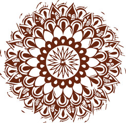 Beautiful mandala art, vector mandala design