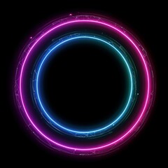 Cosmic Chroma: Vivid Illuminated Frame Collection