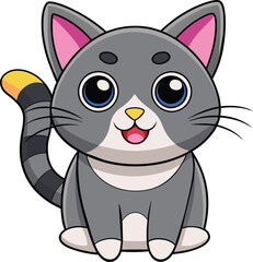 cute cat vector 