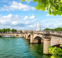 Concorde Bridge in Paris France