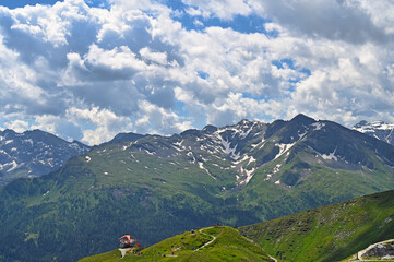 Viewpoint tower on Stubnerkogel mountains Bad Gastein Austria - 790694102