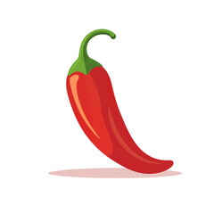 Hand drawn cartoon red pepper illustration material 