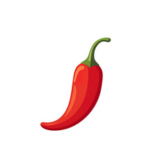 Hand drawn cartoon red pepper illustration material 
