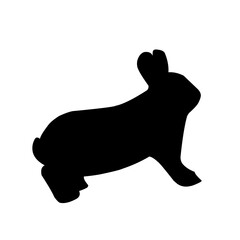 Bunny silhouette, rabbit silhouette bundle