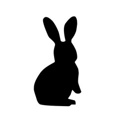 Bunny silhouette, rabbit silhouette bundle