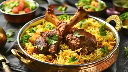 Lamb shank rice