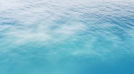 Serene Ocean View with Calm Waves and Sunlight Reflection