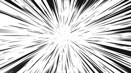 Comic Speed ​​Lines Collection. Dynamic Lines Or Rays