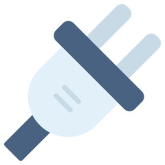 power cable vector icon flat style. perfect use for logo, presentation, website, and more. modern icon design color style