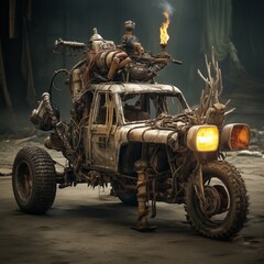 motorcycle on the road