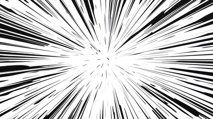Comic Speed ​​Lines Collection. Dynamic Lines Or Rays