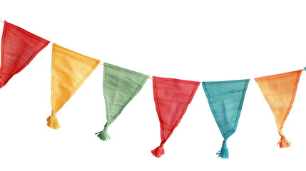 Colorful pennant chain