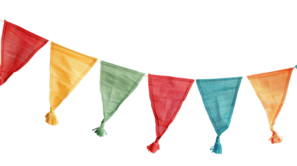 Colorful pennant chain