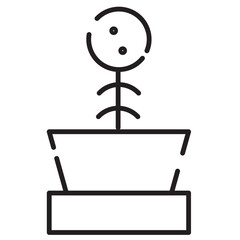 Flower Garden Plant Line Icon