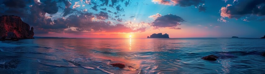Ibiza Island Panorama - Serene Mediterranean