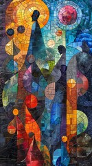 A depiction of interfaith dialogue and cooperation, promoting understanding and respect between different religions