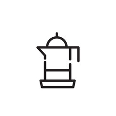 Ewer Jug Kettle Line Icon