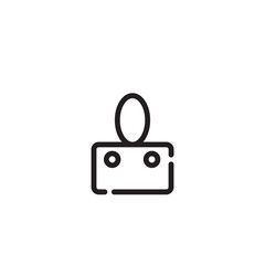 Nature Plant Pot Line Icon