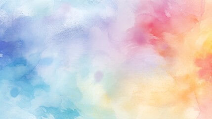 Soft and Colorful Abstract Watercolor Background with Pastel Tones