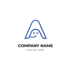 Minimalist letter logo design concept
