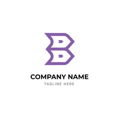 Minimalist letter logo design concept