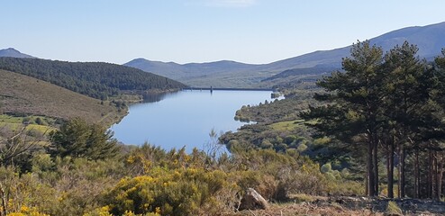 Lake Salamanca province Spain