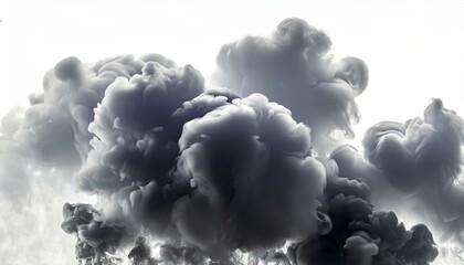 ai generative of a smoke that forms clouds