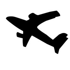 Obraz premium Airplane Silhouette 