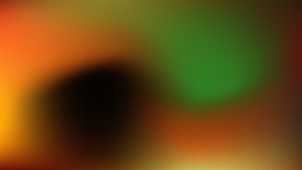 abstract gradient background with grain texture black orange and green