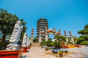Linh Ung Pagoda temple, translation from Chinese character in Da Nang city. Vietnam