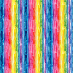 water colour rainbow stripes background, repeatable seamless background pattern tile
