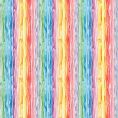 water colour rainbow stripes background, repeatable seamless background pattern tile
