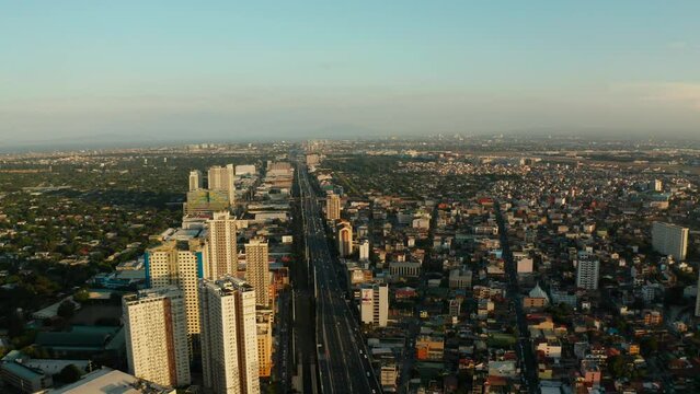 Makati City is one of the most developed business district of Metro Manila and the entire Philippines. Travel vacation concept