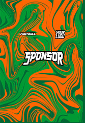 Jersey sport, soccer uniform front and back view template, sportswear textile fabric