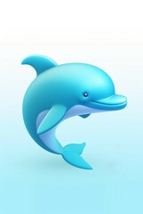 Dolphin clipart leaping out of the water