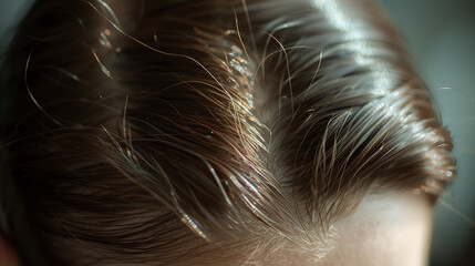 Visualize Scalp Detox in 3D, showing a clean, healthy scalp as the foundation for strong hair growth