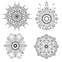 Bundle abstract mandala vector design