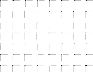 Quote box frame icon set. Quote symbol and mark quote. Quote frames. Comment, text box. Speech bubbles with quotation marks. Blank text message box for quotes. Blog post template. Vector illustration.