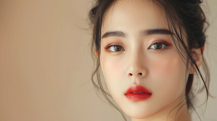 Pretty Woman Of Asian luxury makeup look
